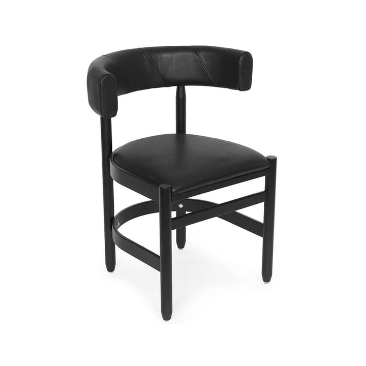 Botero armstoel - Leder Tärnsjö 8175 zwart-zwart as standaard - Källemo