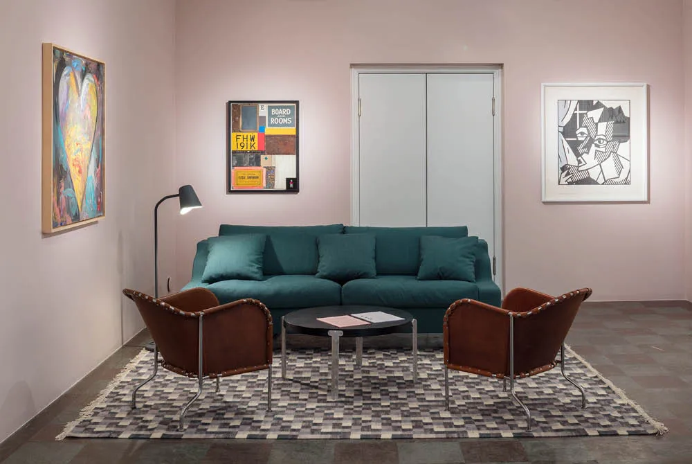 Bruno fauteuil, Kernleer cognac-chroom Källemo