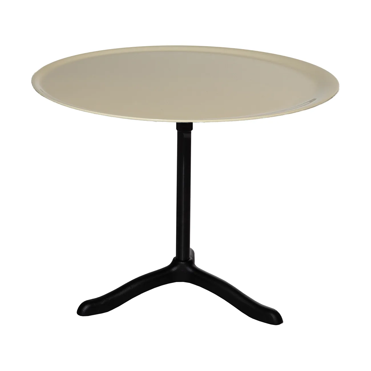 Cassis salontafel Ø47 cm, Black geanodiseerd aluminium-oester Källemo