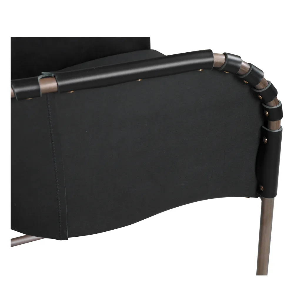 Ingo fauteuil, Cigarbruin-koperbehandeld Källemo