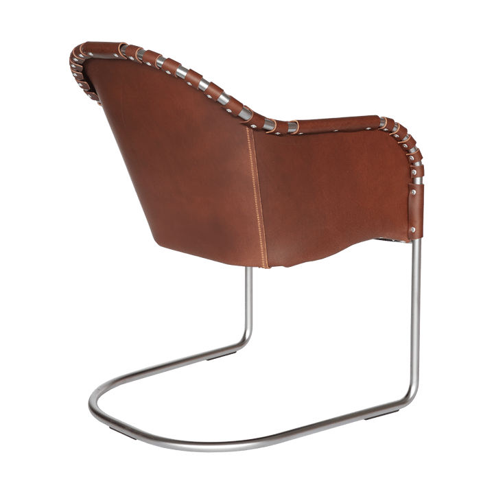 Ingo fauteuil, Cognac-matte chroom Källemo