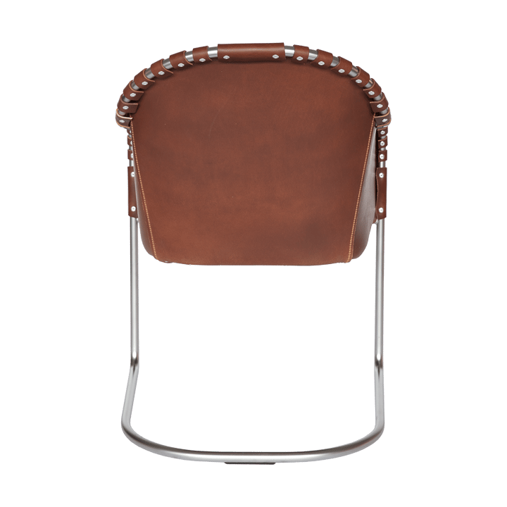 Ingo fauteuil, Cognac-matte chroom Källemo