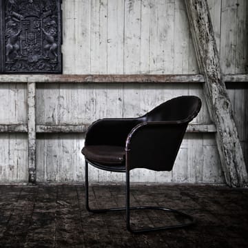 Ingo fauteuil - Naturel-chroom - Källemo