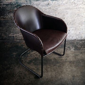 Ingo fauteuil - Naturel-chroom - Källemo