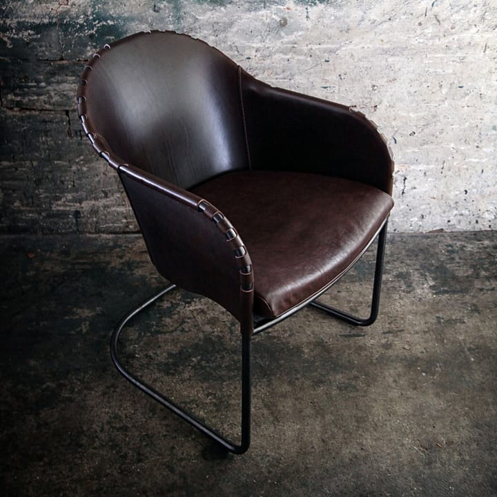 Ingo fauteuil, Naturel-chroom Källemo