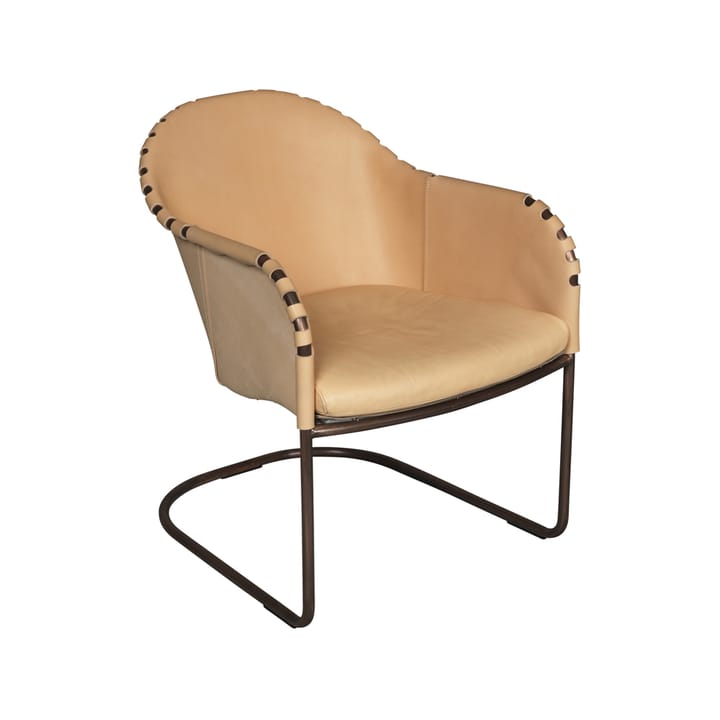 Ingo fauteuil - Naturel-kopergepatineerd - Källemo