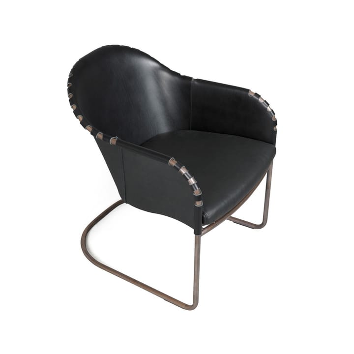 Ingo fauteuil - Zwart-koperbehandeld - Källemo
