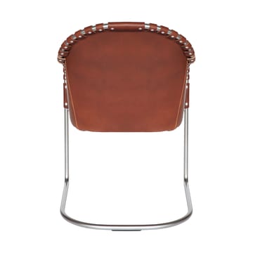 Ingo V.I.P fauteuil - Leder bruin vintage-mat chroom - Källemo