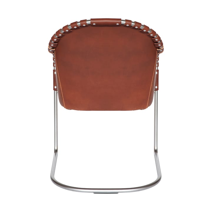 Ingo V.I.P fauteuil, Leder bruin vintage-mat chroom Källemo