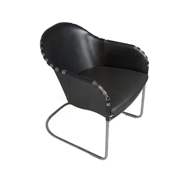 Ingo V.I.P fauteuil - Zwart 9110-chroom - Källemo