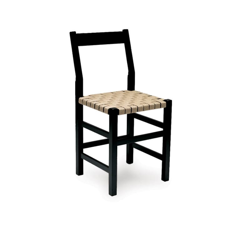 Schablon stoel - Zadelriem natural-zwart frame - Källemo
