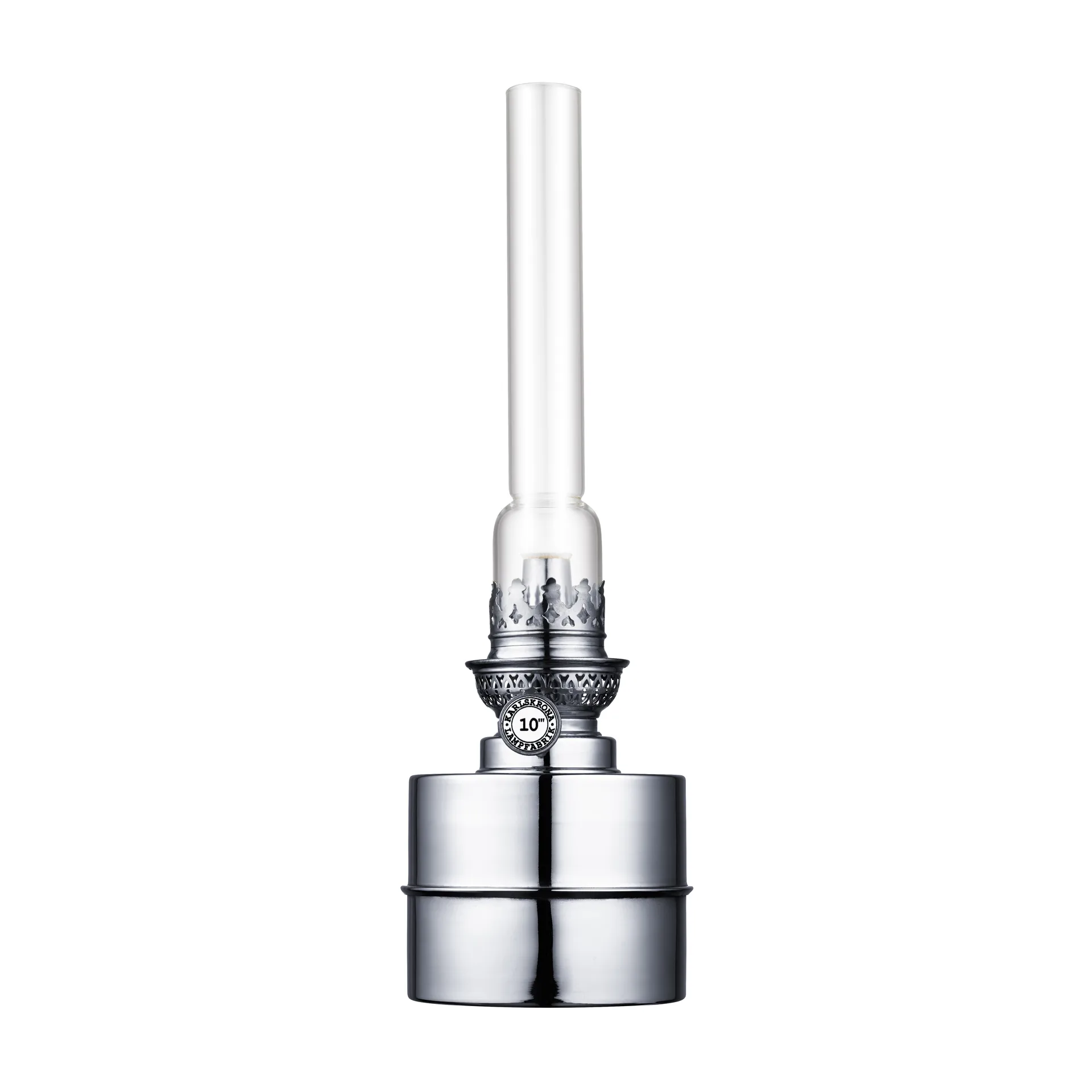 Flaggskär parrafine-lamp, nikkel Karlskrona Lampfabrik