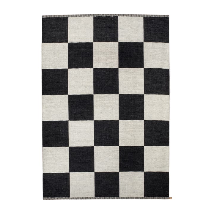Checkerboard Icon vloerkleed 165x240 cm - Midnight black - Kasthall