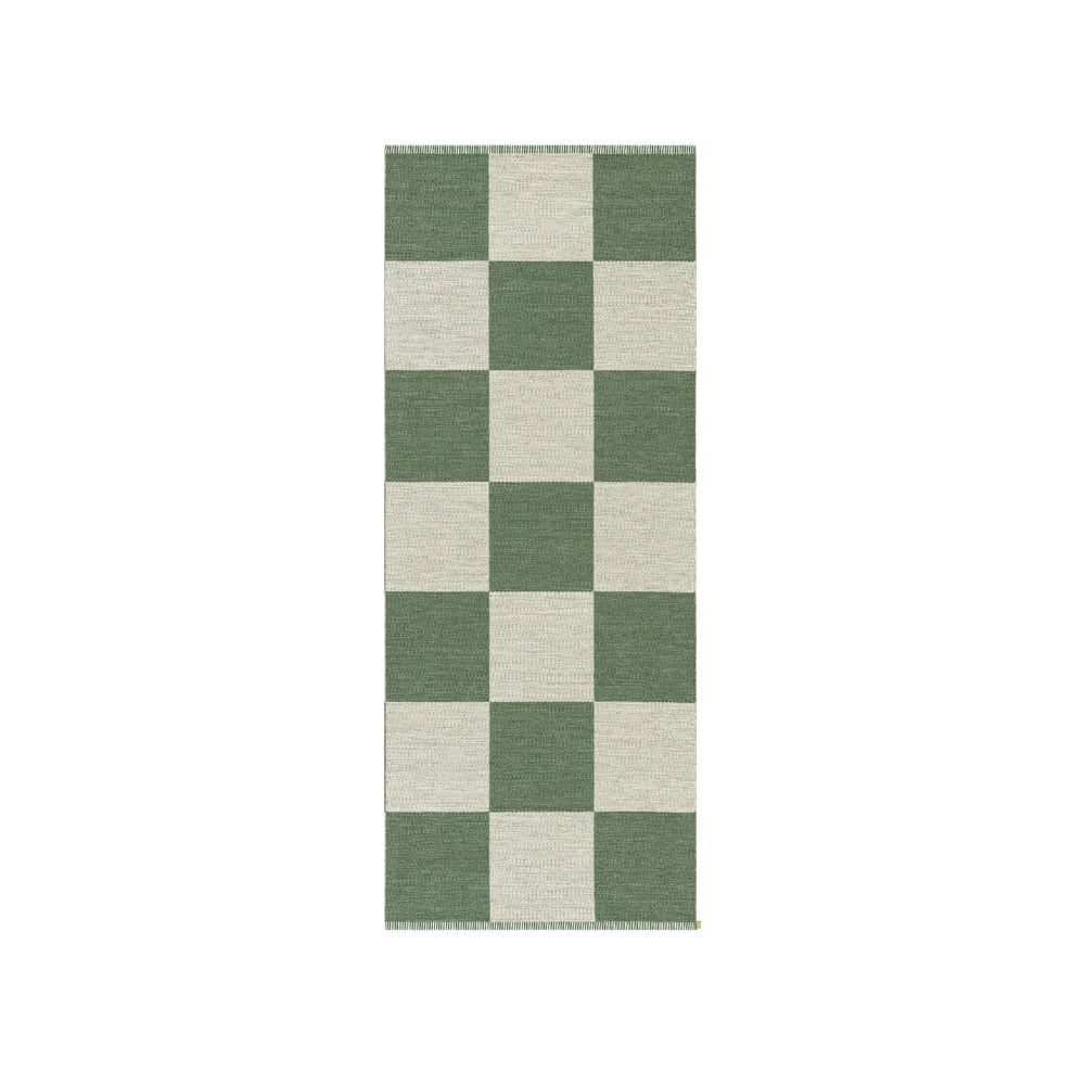Kasthall Checkerboard Icon vloerkleed 85x200 cm Grey Pear