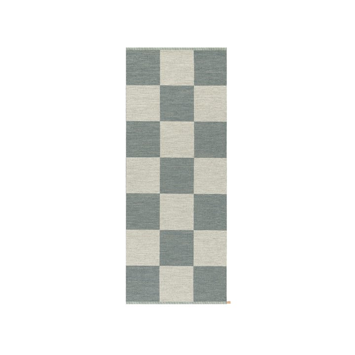 Checkerboard Icon vloerkleed 85x200 cm - Polarized Blue - Kasthall