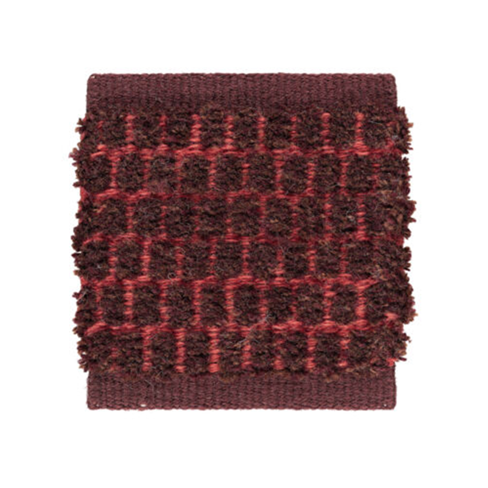 Kasthall Doris vloerkleed Cranberry red 200x300 cm | Scandinavisch Interieur | Wollen vloerkleden | Groen