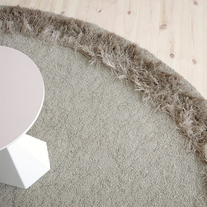 Feather Vloerkleed rond, Swan 280 cm Kasthall