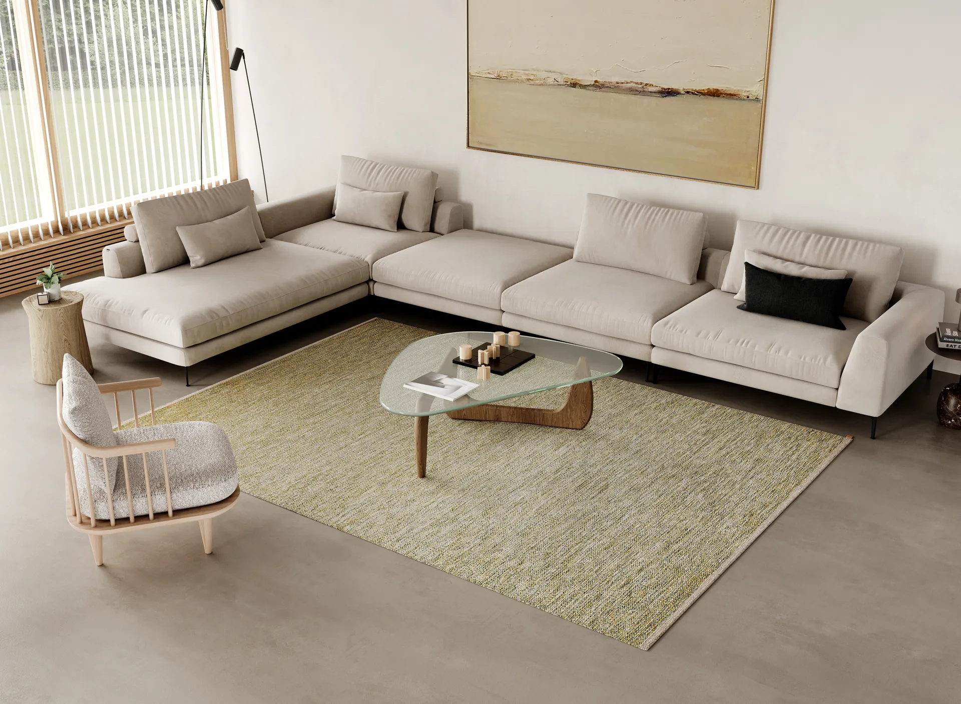 Greta vloerkleed 200x300 cm, Summer Breeze Kasthall