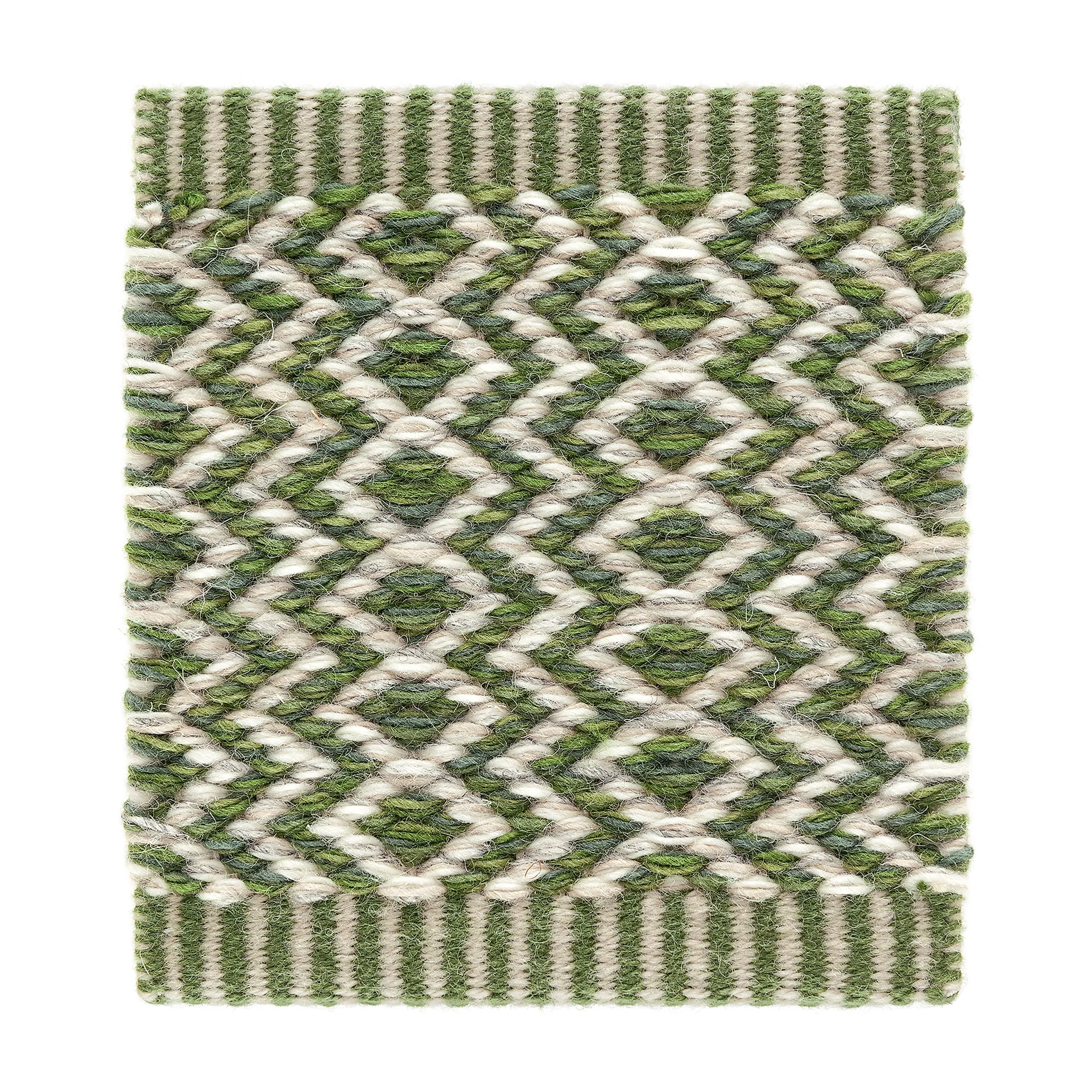 Ingrid Icon vloerkleed 195x300 cm, Green White Kasthall