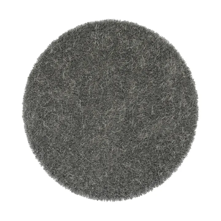 Moss vloerkleed rond Ø240 cm - Nickel grey - Kasthall