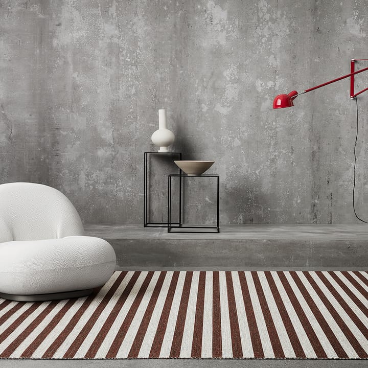 Narrow Stripe Icon vloerkleed, Silver plum 300x195 cm Kasthall