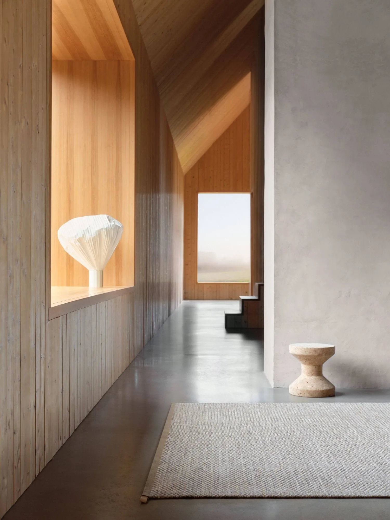 Ori wollen vloerkleed, 870 Honeycomb, 270x270 cm, met backing Kasthall