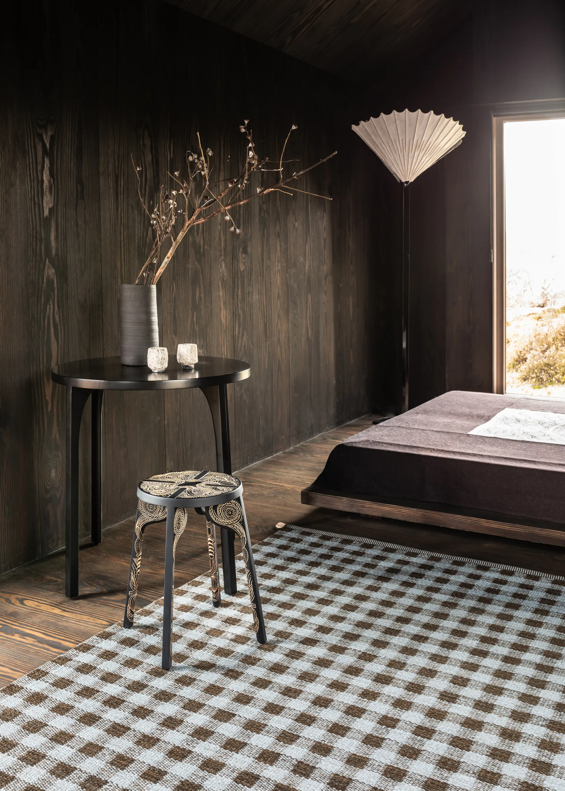 Vichy vloerkleed 165x240 cm, Mint Chocolate 720 Kasthall