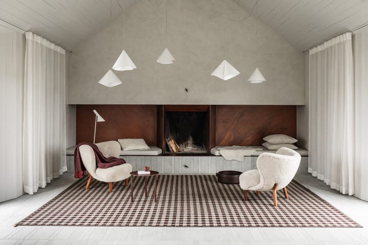 Vichy vloerkleed 195x300 cm, Cassis 681 Kasthall