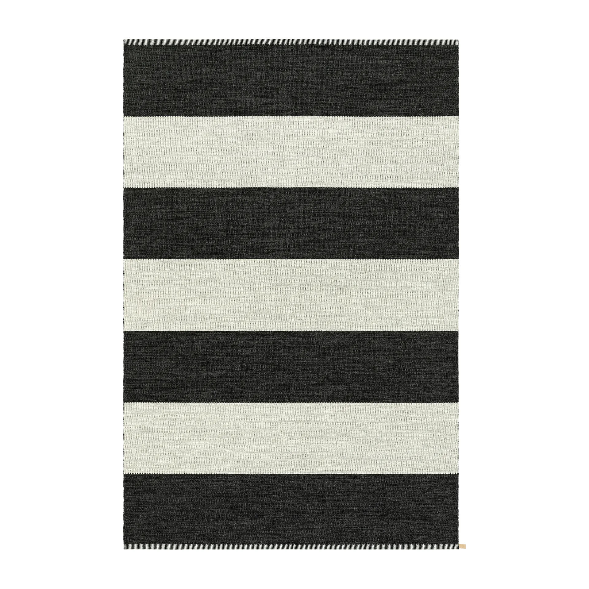 Wide Stripe Icon vloerkleed 160x240 cm, Midnight black Kasthall