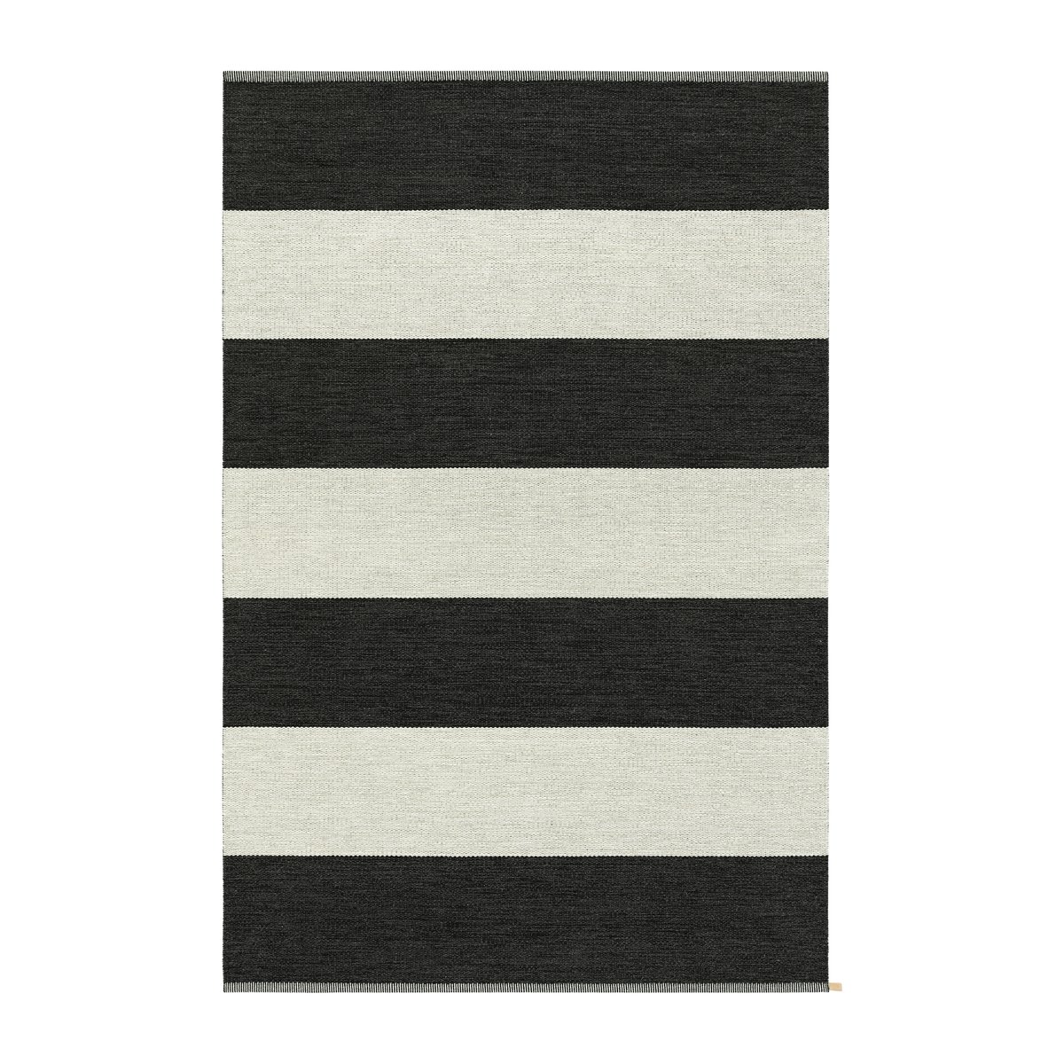 Kasthall Wide Stripe Icon vloerkleed 160x240 cm Midnight black