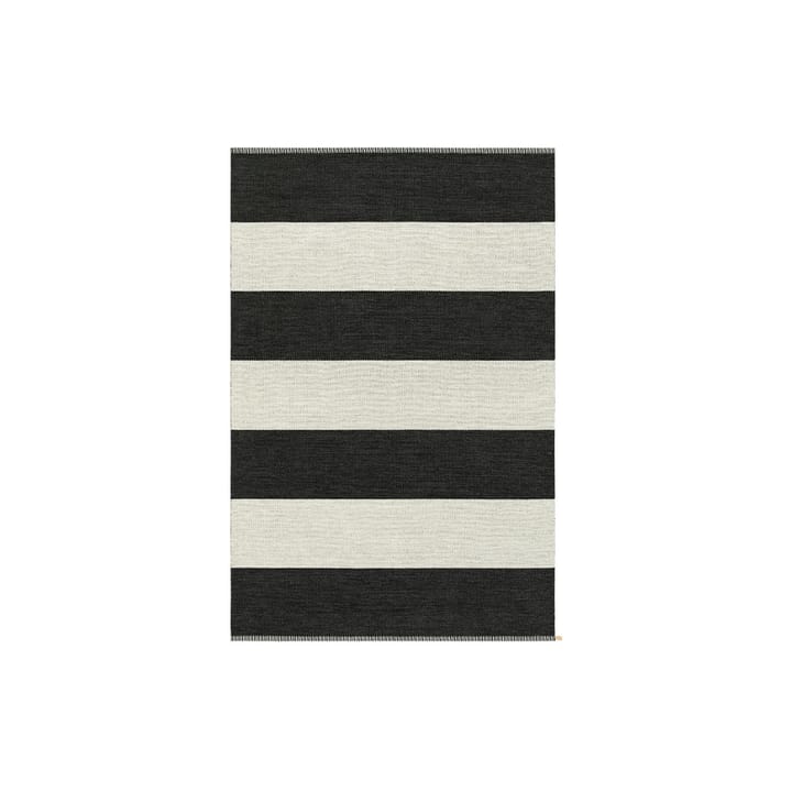 Wide Stripe Icon vloerkleed, Midnight black 554 240x165 cm Kasthall