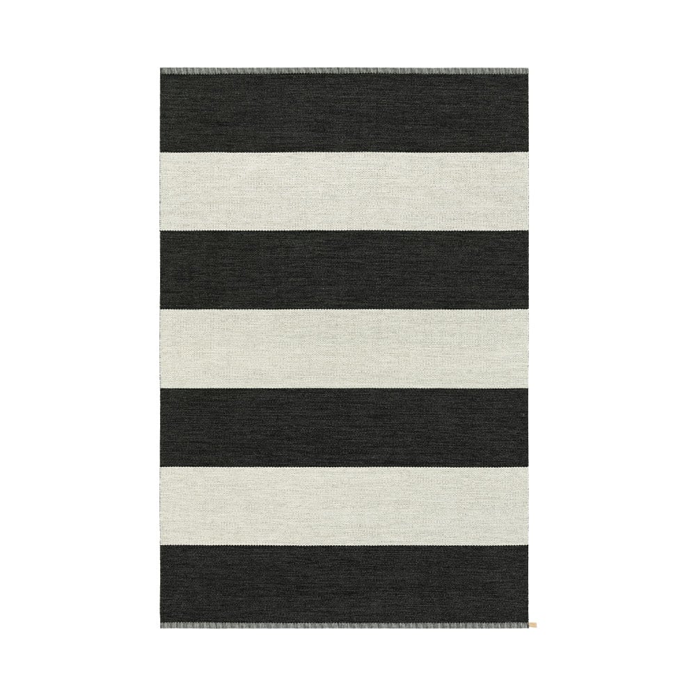 Kasthall Wide Stripe Icon vloerkleed Midnight black 554 300x200 cm