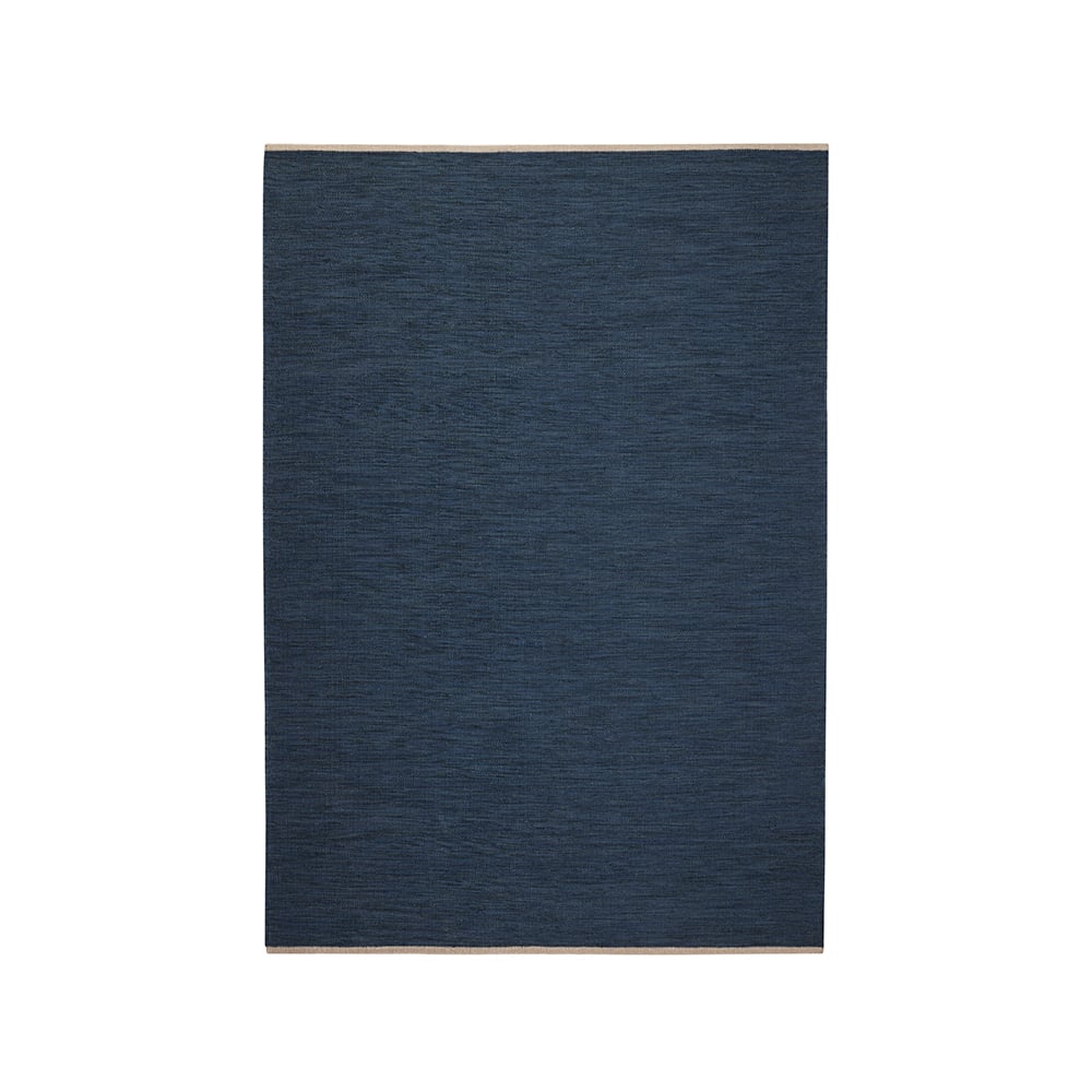 Kateha Allium vloerkleed 200 x 300 cm deep blue | Scandinavisch Interieur | Wollen vloerkleden | Blauw