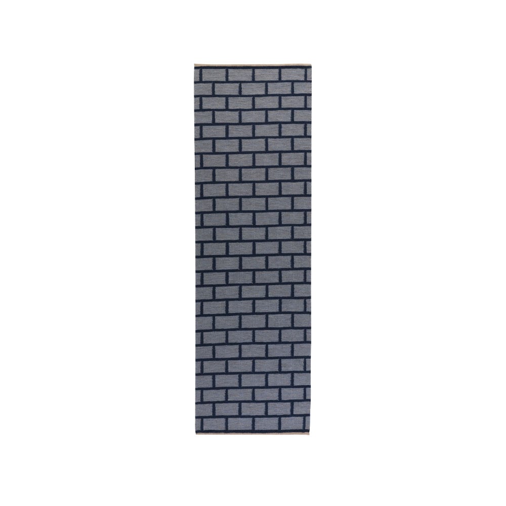 Kateha Brick gangloper blue, 80x250 cm