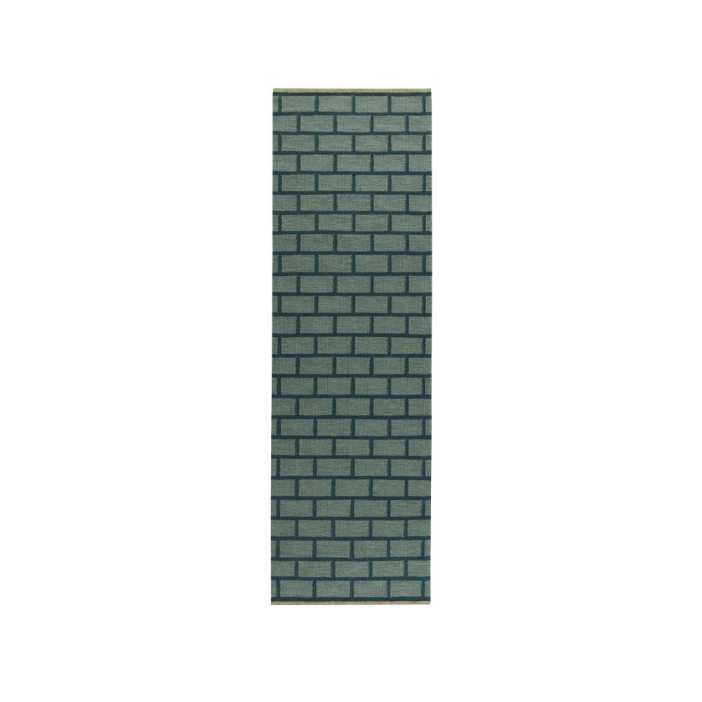 Kateha Brick gangloper green, 80x250 cm