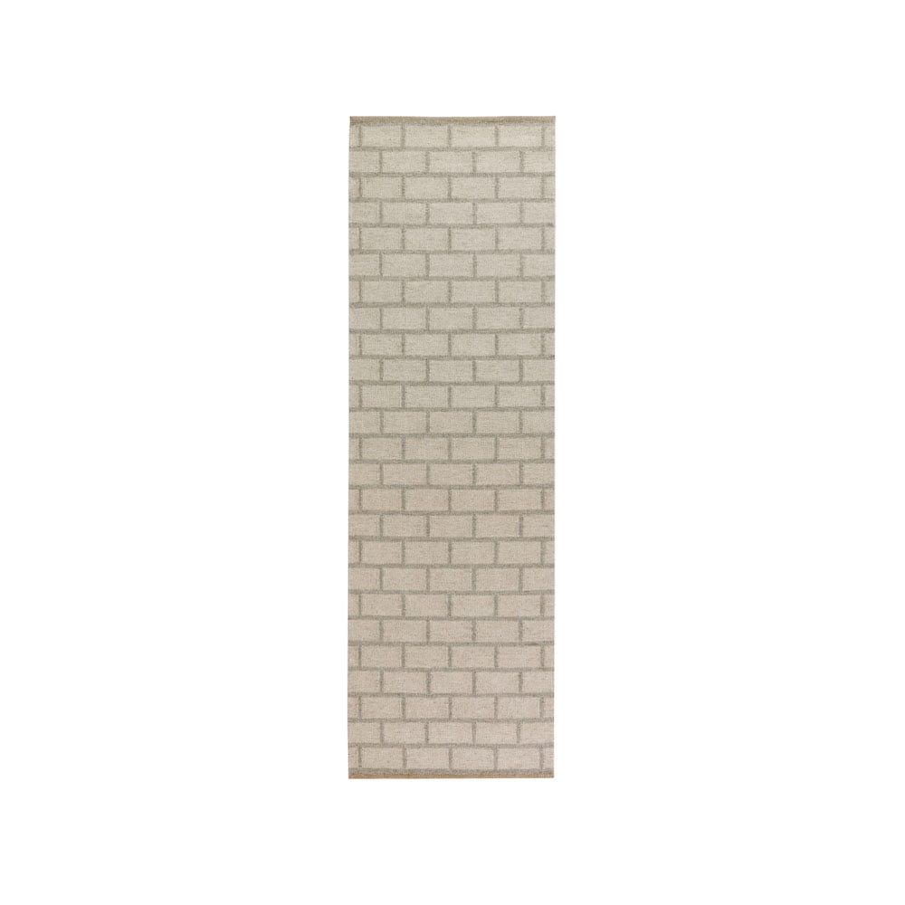 Kateha Brick gangloper light grey, 80x250 cm