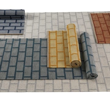 Brick vloerkleed - blue, 170x240 cm - Kateha