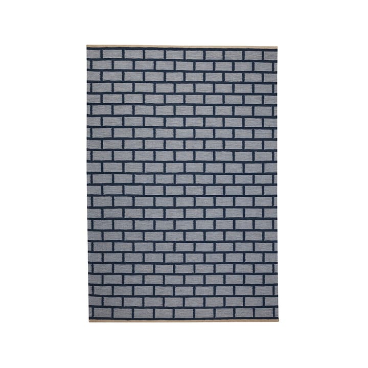 Brick vloerkleed - blue, 170x240 cm - Kateha