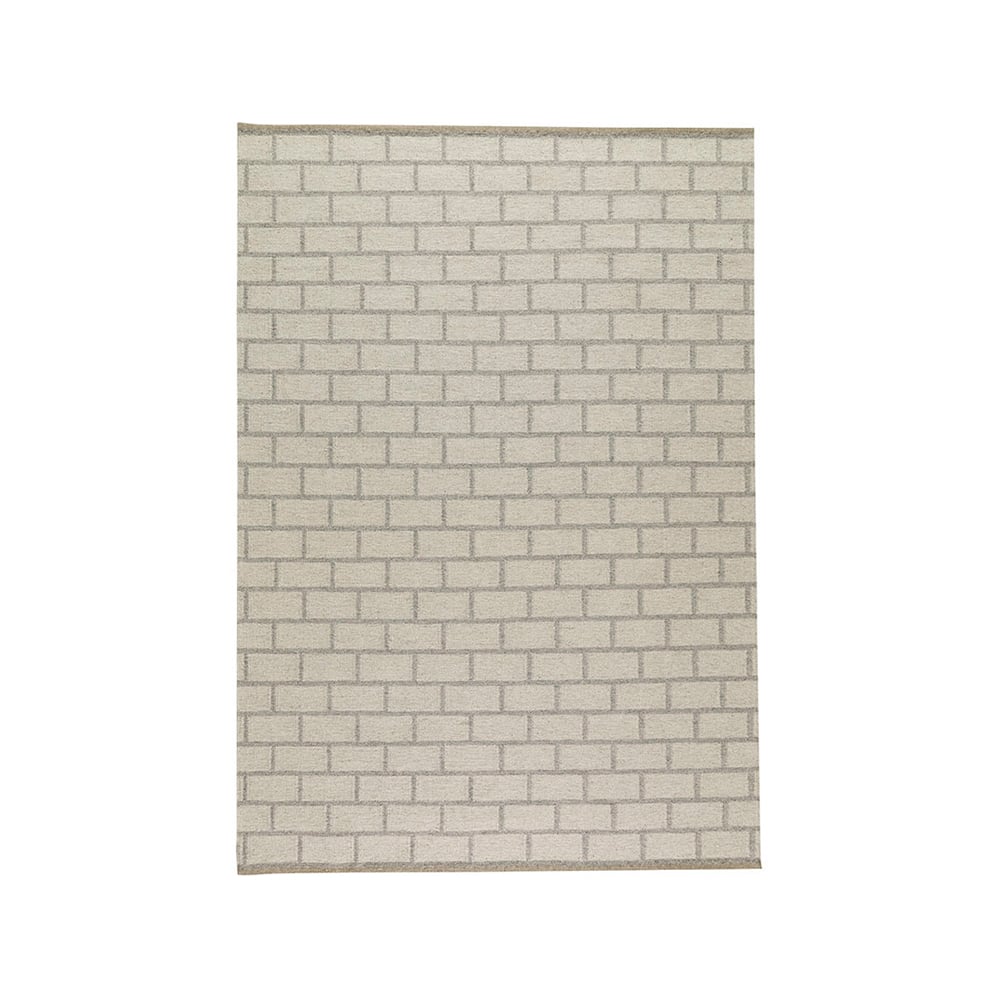 Kateha Brick vloerkleed light grey, 200x300 cm