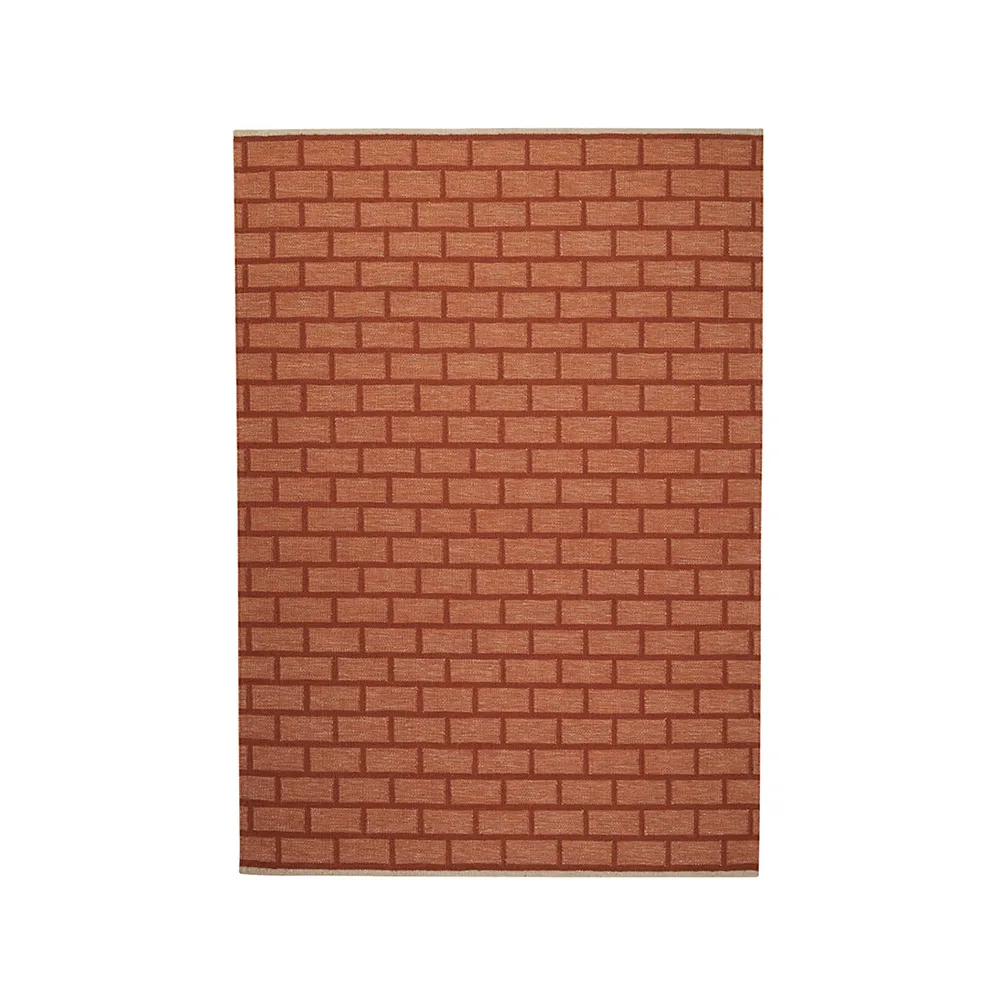 Brick vloerkleed, Rust, 170x240 cm Kateha