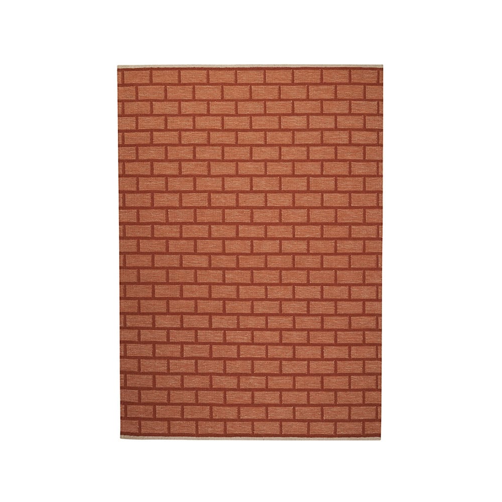 Kateha Brick vloerkleed rust, 170x240 cm