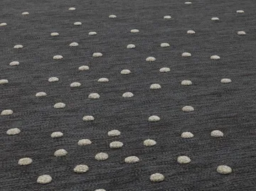 Bula Vloerkleed - Nearly Black, 200x300 cm - Kateha