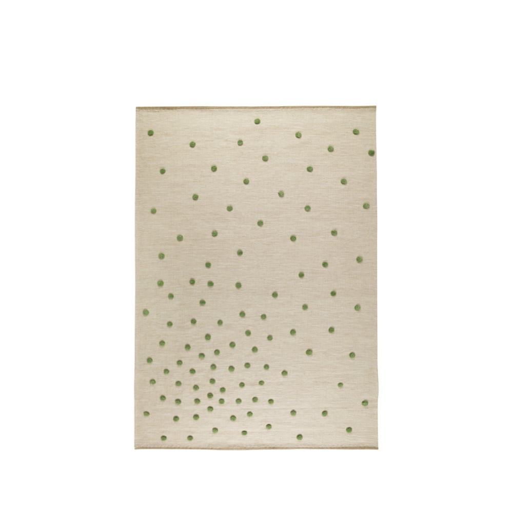 Kateha Bula Vloerkleed white/green, 170x240 cm