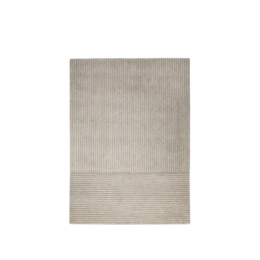 Kateha Dunes Straight vloerkleed light grey, 170x240 cm