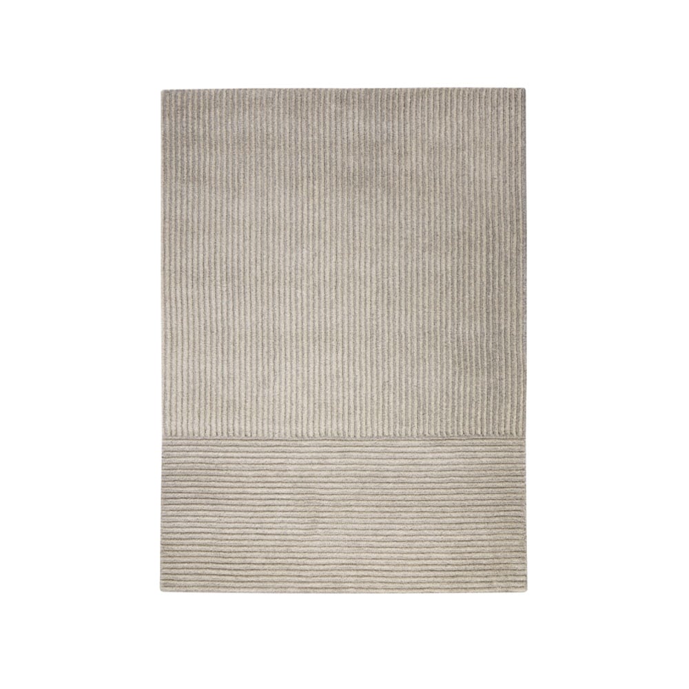 Kateha Dunes Straight vloerkleed light grey, 200x300 cm