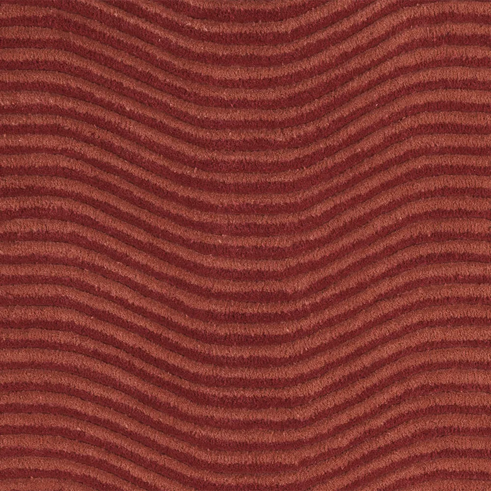Dunes Wave vloerkleed, dusty red, 170x240 cm Kateha