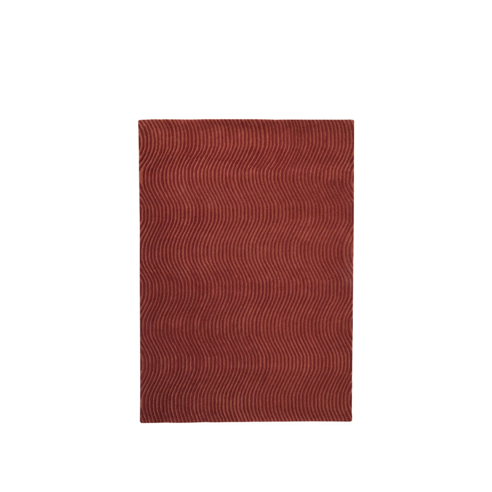 Kateha Dunes Wave vloerkleed dusty red, 170x240 cm