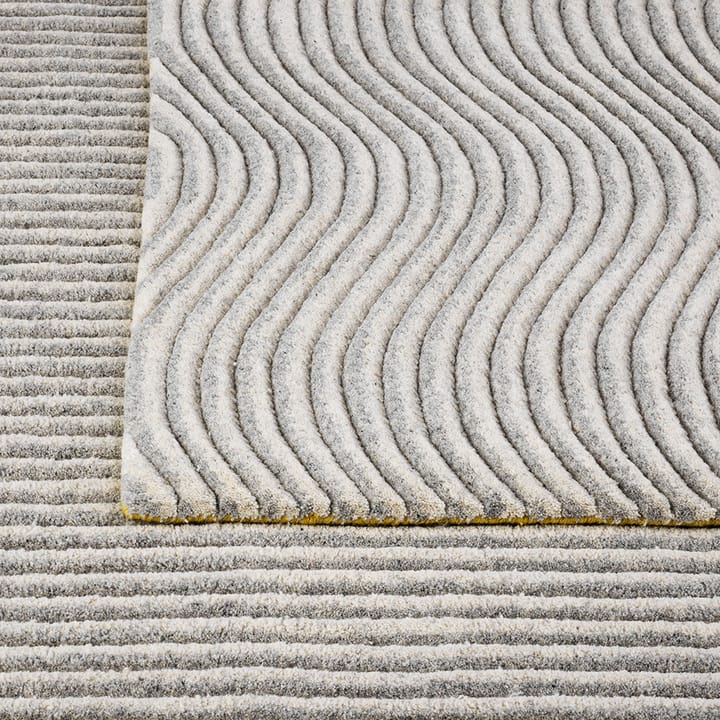 Dunes Wave vloerkleed, light grey, 170x240 cm Kateha