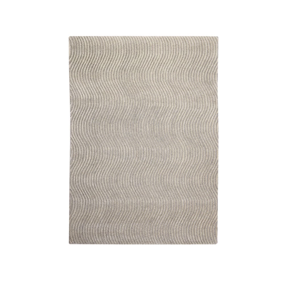 Kateha Dunes Wave vloerkleed light grey, 200x300 cm