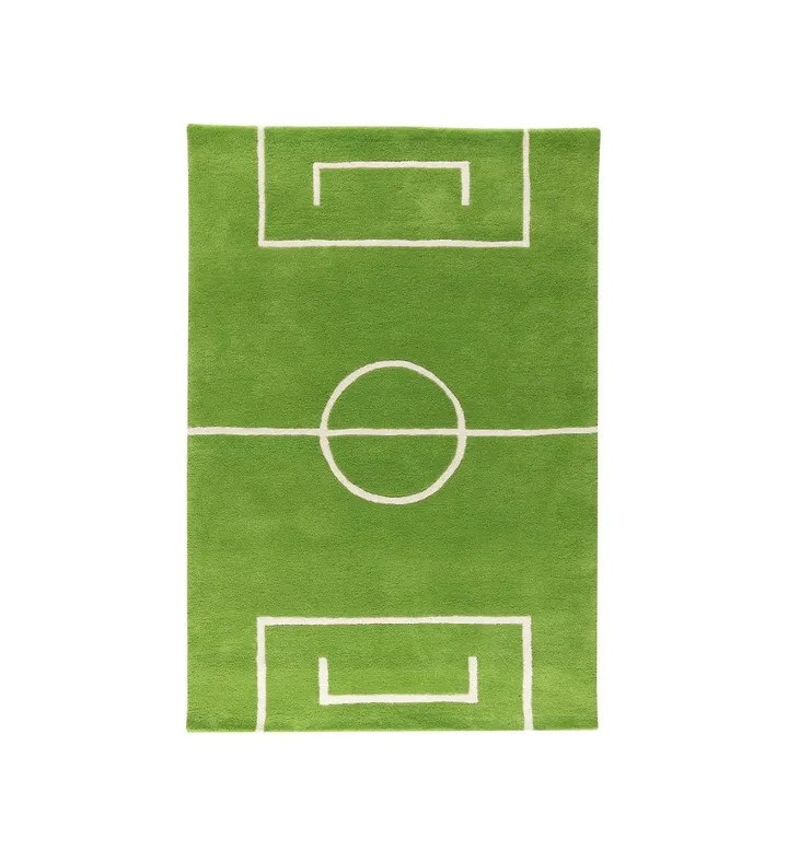 Football vloerkleed - Green, 120x180 cm - Kateha